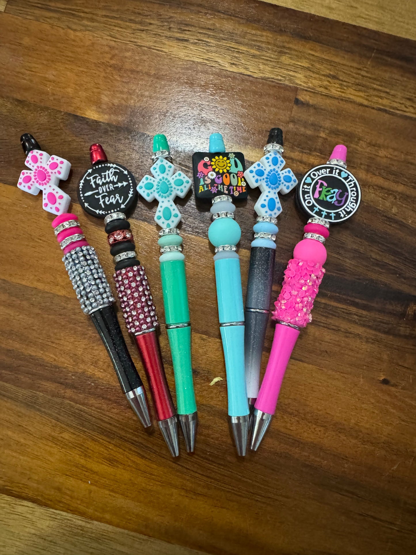 Beaded pens