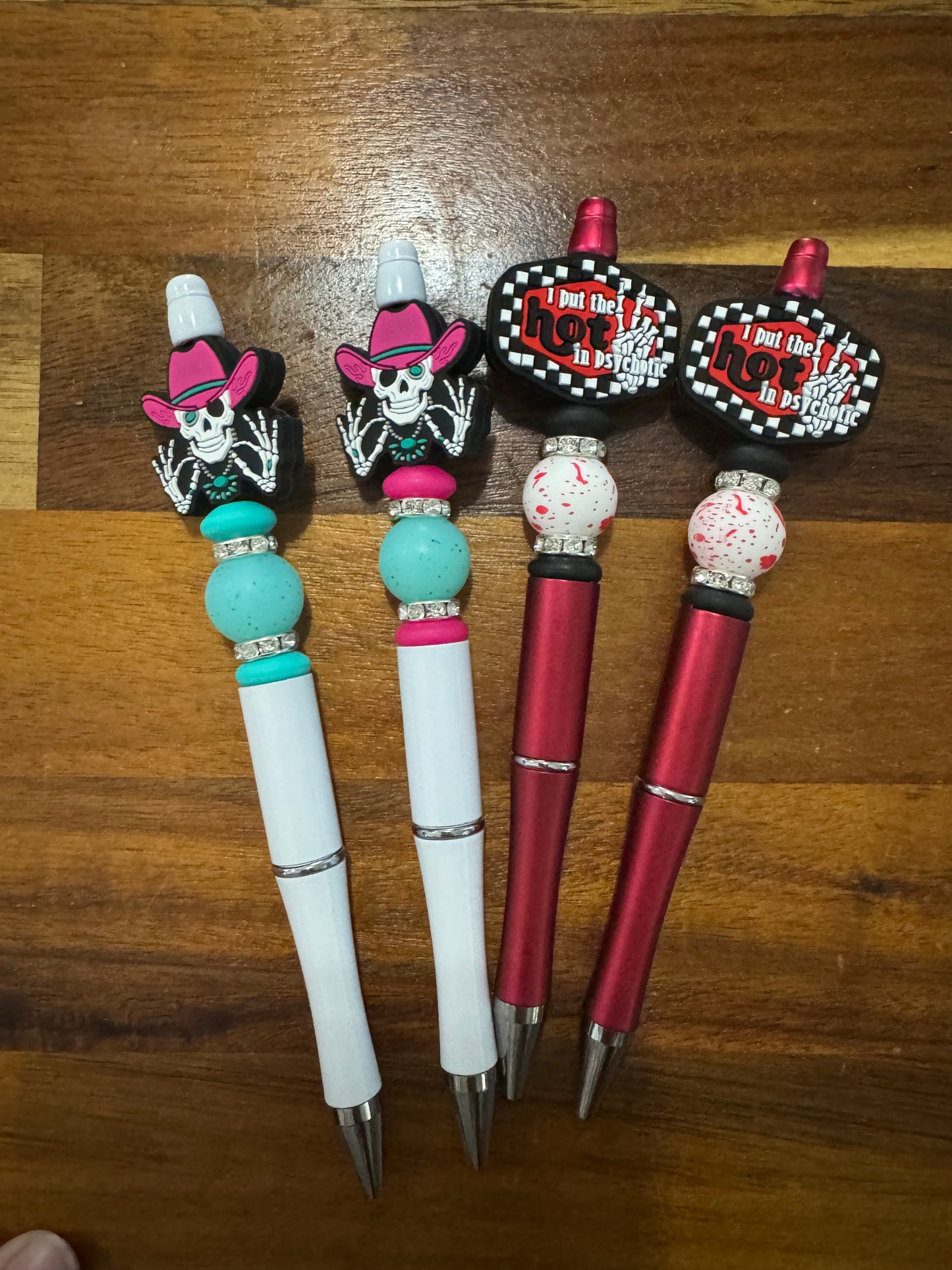 Beaded pens