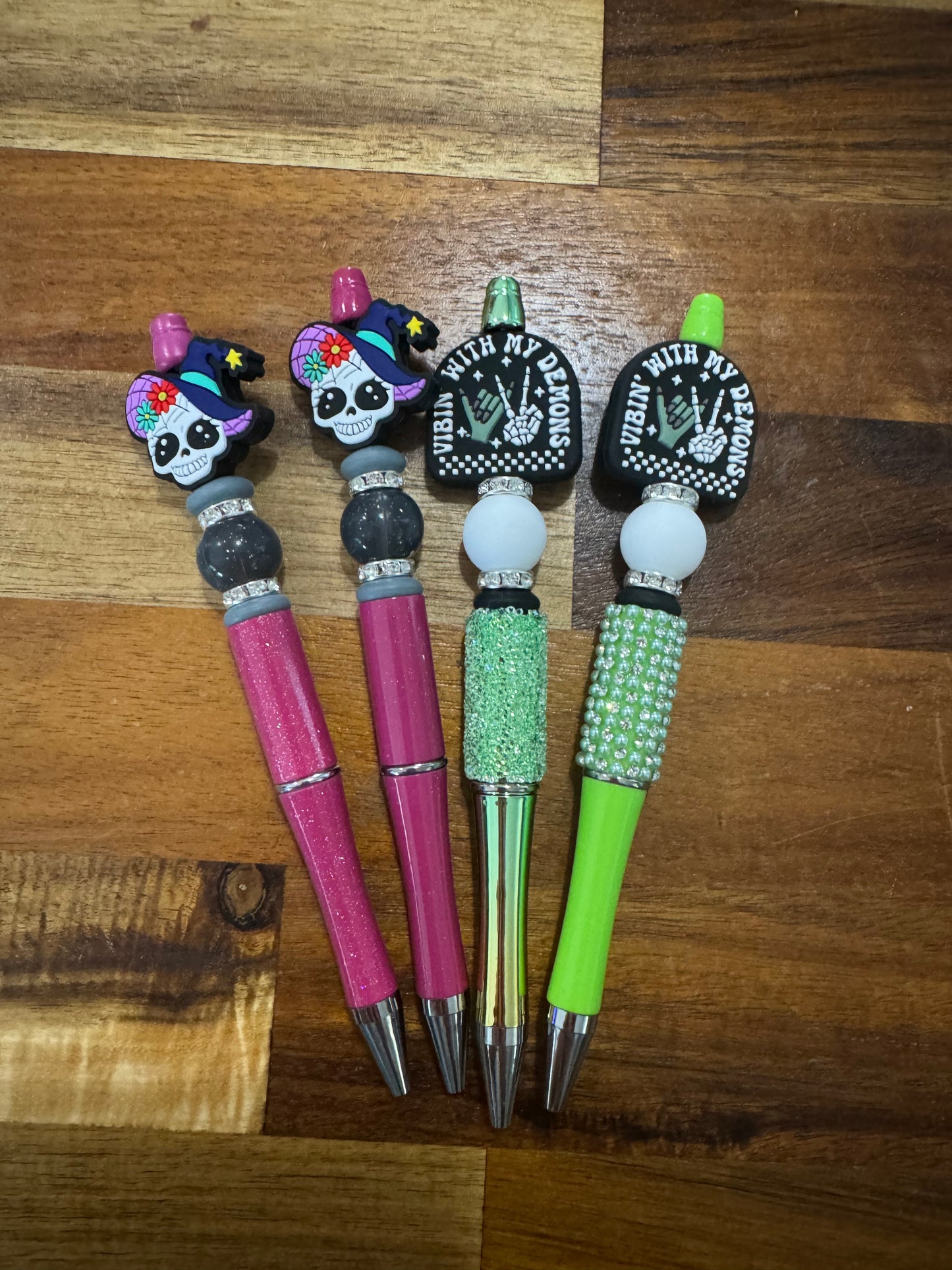 Beaded pens