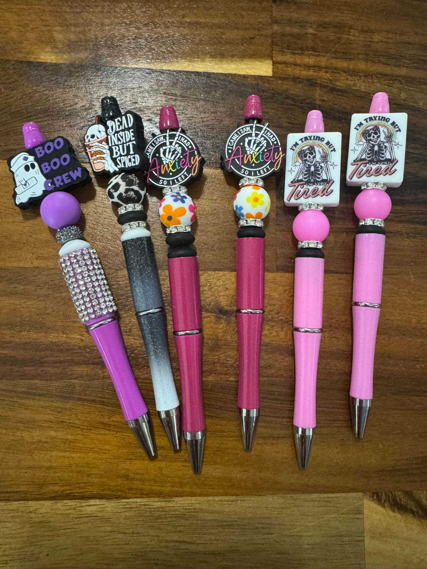 Beaded pens