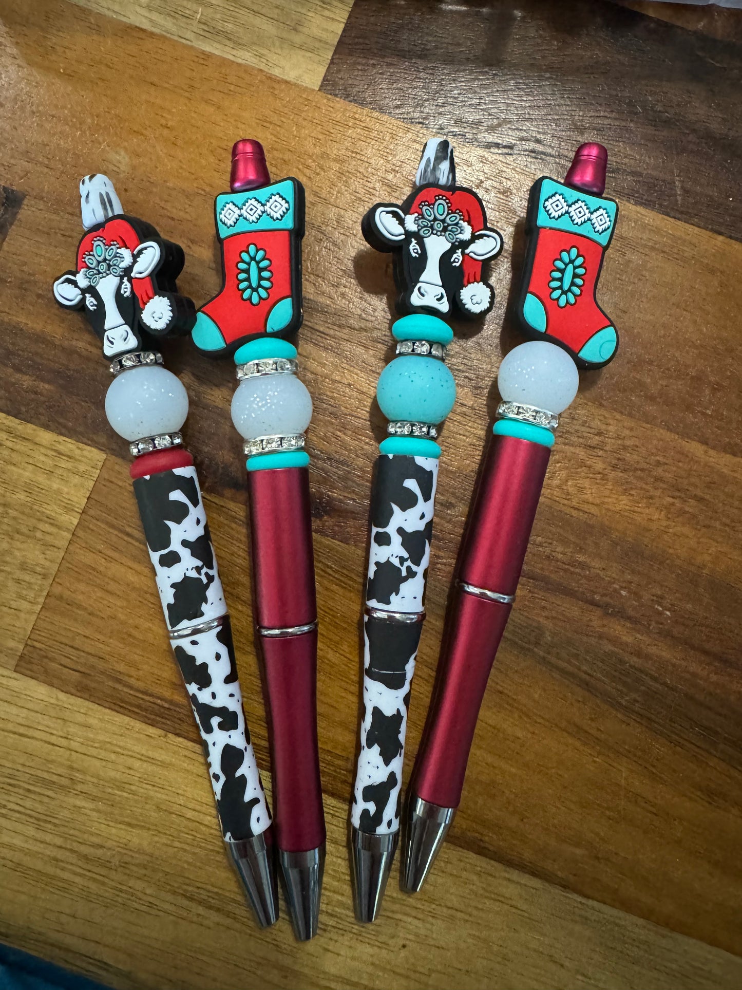 Beaded pens