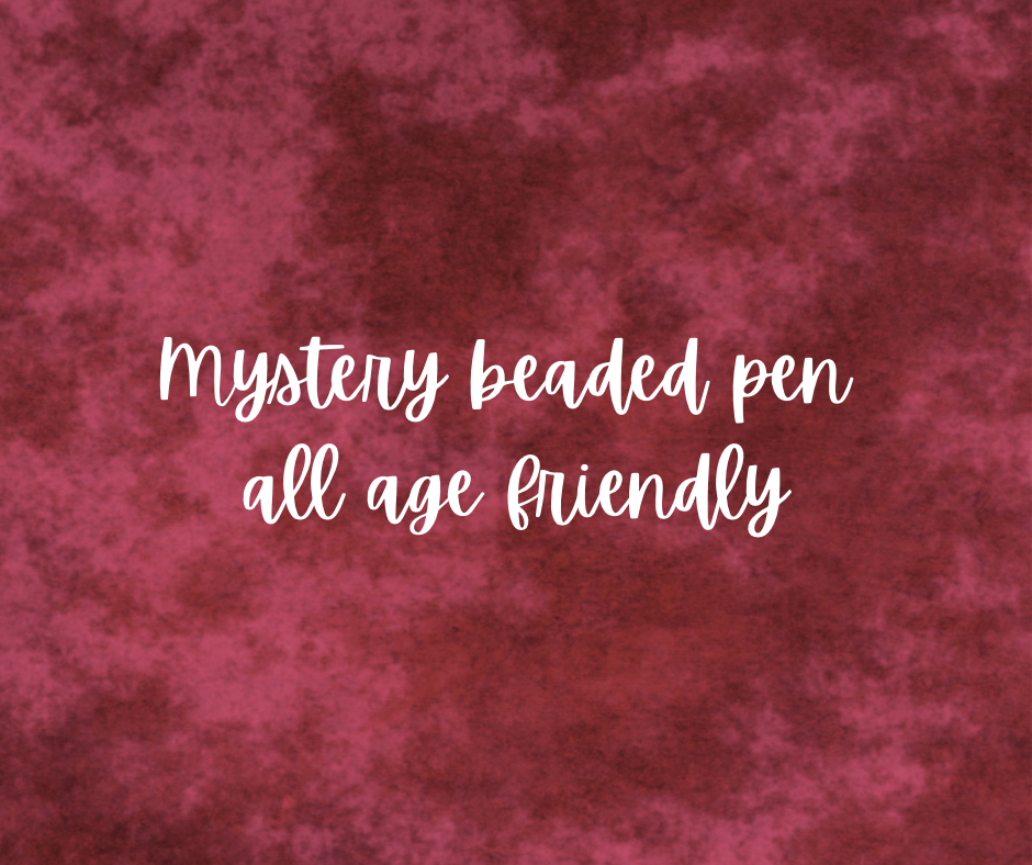 Mystery beaded pens all age friendly