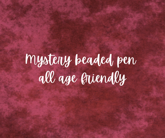 Mystery beaded pens all age friendly